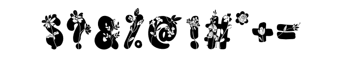 Everbloom Font OTHER CHARS