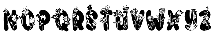 Everbloom Font UPPERCASE