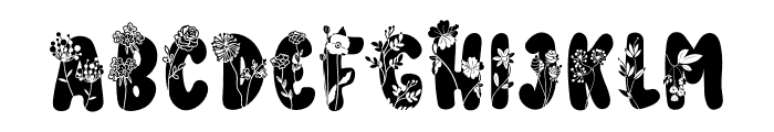 Everbloom Font LOWERCASE