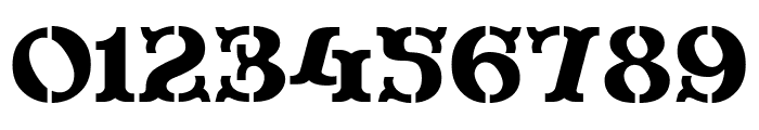 Evereast Slab-Serif Army Stencil Font OTHER CHARS
