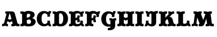 Evereast Slab-Serif Bold Bold Font UPPERCASE