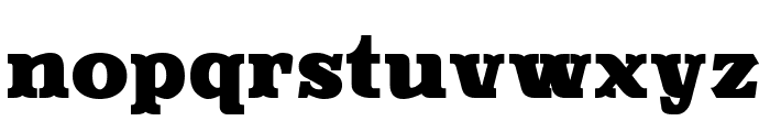 Evereast Slab-Serif Bold Bold Font LOWERCASE