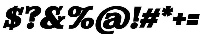 Evereast Slab-Serif Bold Itc Bold Font OTHER CHARS
