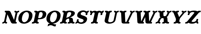 Evereast Slab-Serif Italic Font UPPERCASE
