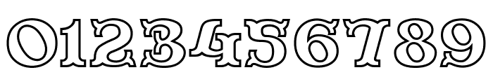 Evereast Slab-Serif Outlines Outline Font OTHER CHARS