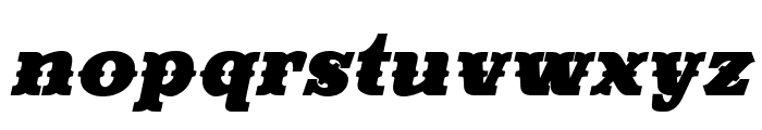 Evereast Slab-Western Bold Font LOWERCASE