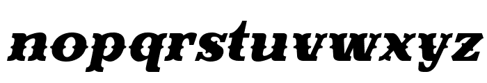 Evereast Slab-Western Italic Font LOWERCASE
