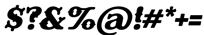 Evereast Western-Edge Italic Font OTHER CHARS