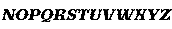 Evereast Western-Edge Italic Font UPPERCASE