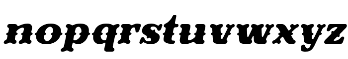 Evereast Western-Edge Italic Font LOWERCASE