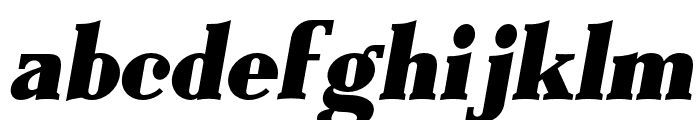 Everflow Black Italic Font LOWERCASE