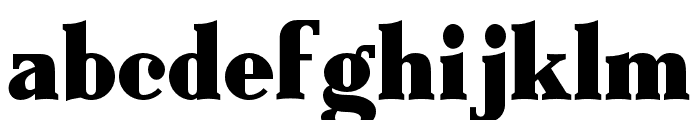 Everflow Black Font LOWERCASE