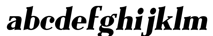 Everflow Extra Bold Italic Font LOWERCASE