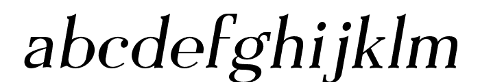 Everflow Light Italic Font LOWERCASE