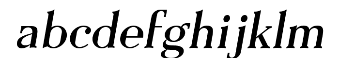 Everflow Regular Italic Font LOWERCASE