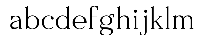 Everflow Thin Font LOWERCASE