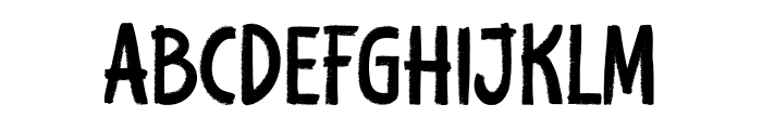 Evergreen Regular Font UPPERCASE