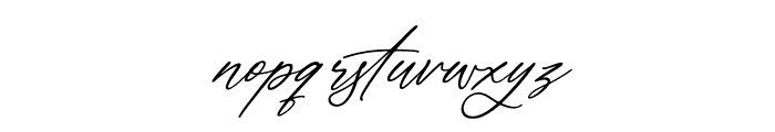 Everlast Roman Script Italic Font LOWERCASE