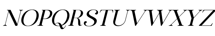 Everlast Roman Serif Italic Font UPPERCASE