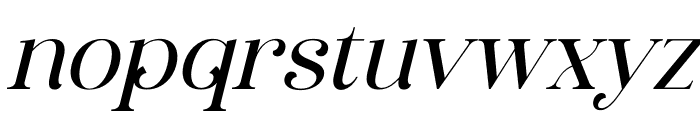 Everlast Roman Serif Italic Font LOWERCASE