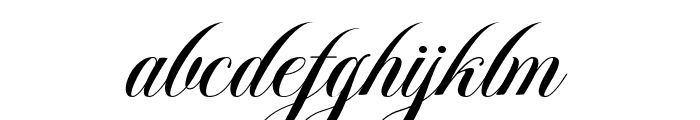EverleighScript Font LOWERCASE