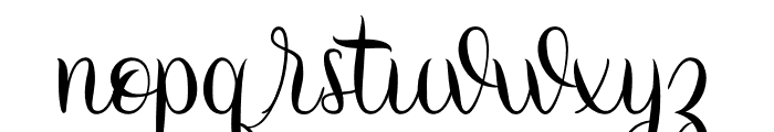 Everloved Font LOWERCASE