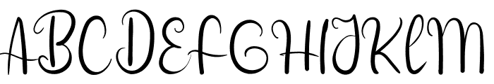 Everyday Signature Font UPPERCASE