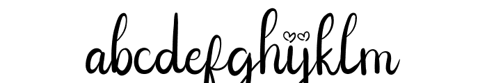 Everyday Signature Font LOWERCASE