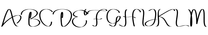 Evittamalla Font UPPERCASE