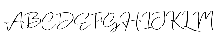 Evossry-Regular Font UPPERCASE
