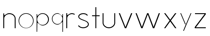 Evrim  Light Font LOWERCASE