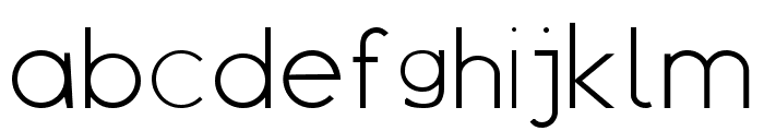 Evrim  Regular Font LOWERCASE