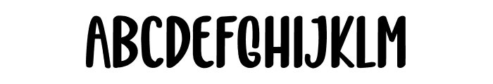 Exciting Font UPPERCASE