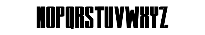 Exercising Regular Font UPPERCASE