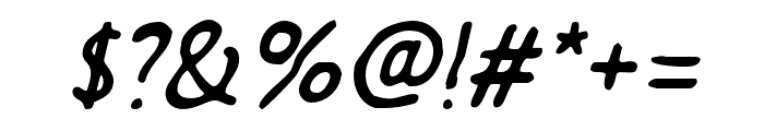Exornight Italic Font OTHER CHARS