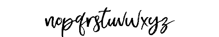 ExoticTasteScript Font LOWERCASE