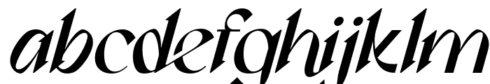 Exploring Constantly Regular Italic Font LOWERCASE