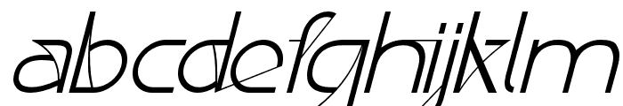 Exploring Possibility Regular Italic Font LOWERCASE