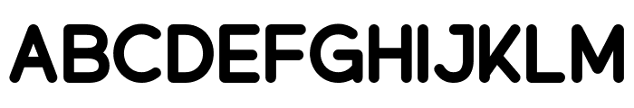 Expressive Rounded Black Font UPPERCASE