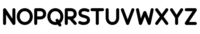 Expressive Rounded Black Font LOWERCASE