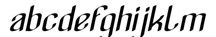 Exquisite Italic Font LOWERCASE