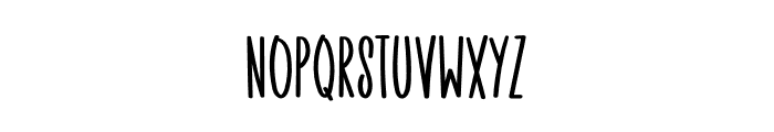 Extra Present Font LOWERCASE