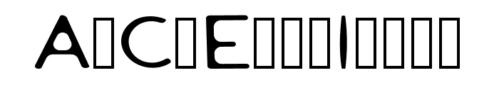 Extraterrestrial Slm Regular Font LOWERCASE