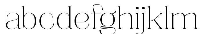 Eyana-Regular Font LOWERCASE