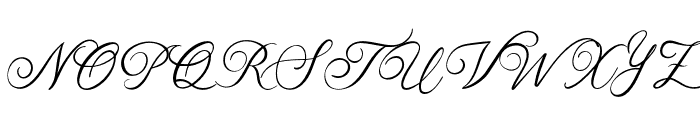 Eyelash-Regular Font UPPERCASE