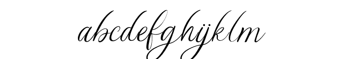Eyelash-Regular Font LOWERCASE