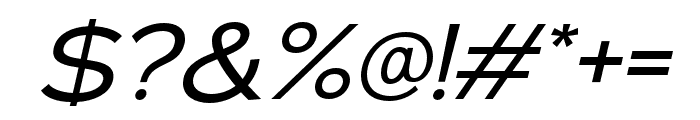 Ezra-Italic Font OTHER CHARS