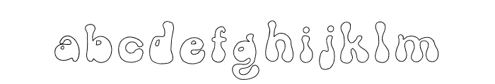 FALL VIBES Doodle Font LOWERCASE