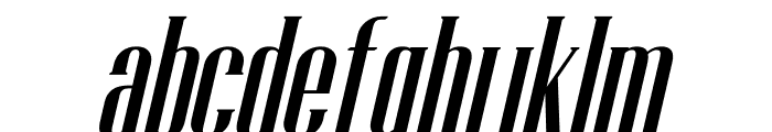 FANFARE Italic Font LOWERCASE
