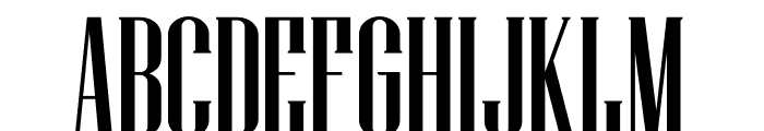 FANFARE Font UPPERCASE